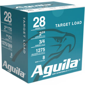 Aguila 28 Gauge Target Load 2.75" 3/4oz 8 Shot - 25 Rounds 640420006154