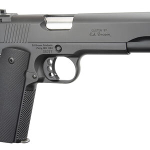 Ed Brown SF18G4 Special Forces  45 ACP 7+1 5" Stainless Steel Barrel, Black Gen4 Serrated Carbon Steel Slide & Frame w/Beavertail, Black VZ Grip, Right Hand