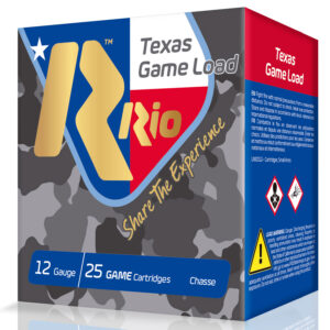 ** Rio Ammunition TGHV366TX Texas Game Load - High Velocity 12 Gauge, 2.75", 1 1/4 oz, 6 Shot | 25 Rounds per Box ** 8435101635721