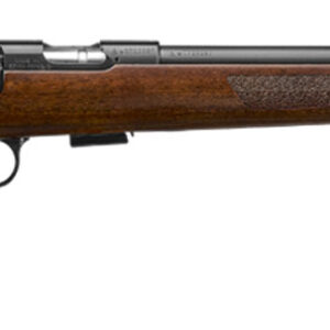 CZ-USA 02342 CZ 457 Varmint Full Size 17 HMR 5+1 20.50" Black Nitride Heavy Barrel Black Nitride Steel Receiver Turkish Walnut Fixed Varmint-Style Stock Right Hand