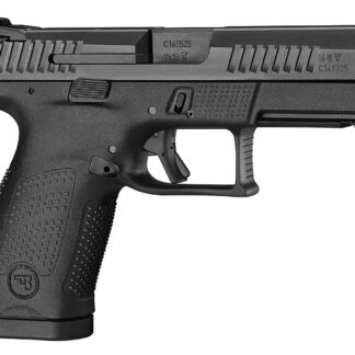 CZ-USA 91531 P-10 C 9mm Luger 15+1, 4.02" Black Steel Barrel, Black Nitride Serrated Steel Slide, Black Polymer Frame w/Picatinny Rail, Black Interchangeable Backstrap Grip, Right Hand