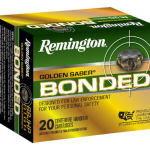 Remington Golden Saber 40S&W 165gr Bonded HP Ammo - 20 Rounds 047700494807