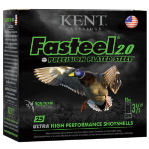 Kent Cartridge K1235FS404 Fasteel 2.0 12 Gauge 3.50" 1 3/8 oz 4 Shot 25 Per Box/ 10 Case 656308111315