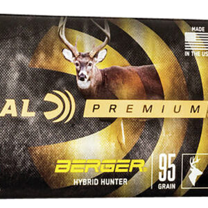 Federal Premium .243 Win 95gr Berger Hybrid Hunter Ammo - 20 Rounds 604544649208