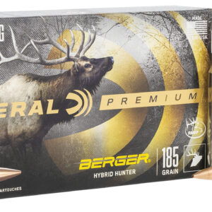 Federal Premium 300 Win Mag 185gr Berger Hybrid Hunter - 20 Rounds per Box, 10 Boxes per Case 604544649253