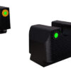 Rival Arms RA3A231G Night Sights for Glock MOS  Green Tritium Orange Outline Front Sight-Green Tritium Black Outline Rear Sight Glock 17/19