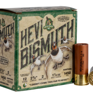 HEVI-Shot HEVI-Bismuth 12 Gauge 2.75" Shotshells - Size 2 Rounds per Box (10 Boxes per Case)** ** 816383002308