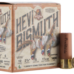 HEVI-Shot Bismuth Upland 12Ga 2.75" 1 1/4oz 5 Shot - 25 Box 816383002360