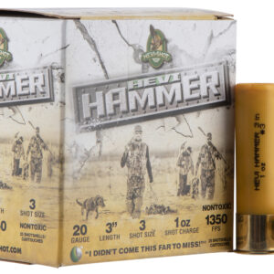 HEVI-Shot HEVI-Hammer 20 Gauge 3" 1oz 3 Shot Rounds Box** ** 816383002148