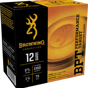 Browning BPT Performance Target 12 Gauge Shotgun Shells - 25 Rounds 020892023338