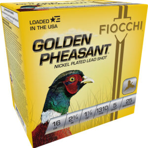 ** Fiocchi Golden Pheasant Extrema 16 Gauge Shotshells", 1 1/8 oz, #5 Shot Rounds ** 762344703282