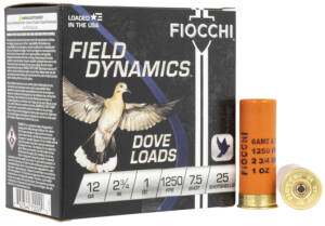 Fiocchi Field Dynamics 12 Gauge 2-3/4" #7.5 Shot 1 oz - 25 Rounds