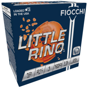 Fiocchi 12TX75 Exacta Target Little Rino 12Gauge 2.75" 1oz 7.5Shot 25 Per Box/10 Case 762344701127