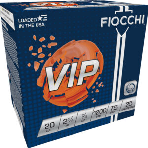Fiocchi 20VIP75 Exacta Target VIP 20Gauge 2.75" 7/8oz 7.5Shot 25 Per Box/10 Case 762344701325