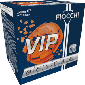 Fiocchi 28VIP8 Exacta Target VIP 28Gauge 2.75" 3/4oz 8Shot 25 Per Box/10 Case 762344704784