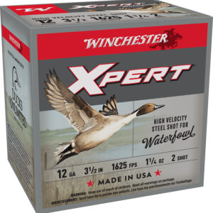 Winchester Super X Xpert High Velocity 12 Gauge Shotshells" | 1 1/4 oz | 2 Shot | 25 Rounds** ** 020892018112