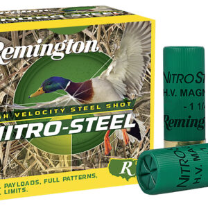Remington Ammunition 20803 Nitro-Steel High Velocity 12Gauge 2.75" 1 1/8oz 4Shot 25 Per Box/10 Case 047700342009