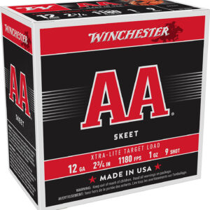 ** Winchester AA Xtra-Lite 12 Gauge Shotshells" 1oz 9 Shot (25 Rounds/Box, 10 Boxes/Case) ** 020892004542