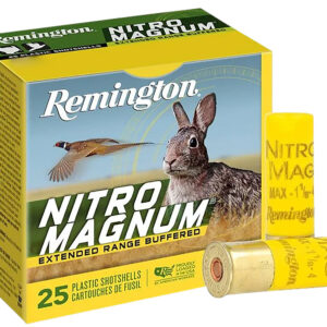 ** Remington Nitro Magnum 20 Gauge Shotshells" | 1 1/4 oz | 6 Shot | 25 Rounds per Box (10 Boxes per Case) ** 047700014203
