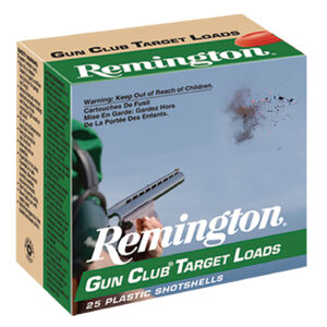 ** Remington Gun Club 20 Gauge 2.75" Target Loads/8 oz, #9 Shot (25 Shells per Box, 10 Boxes per Case) ** 047700307206