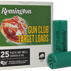 ** Remington Gun Club 12 Gauge Shotgun Ammo" 1/8 oz - #8 Shot Rounds/Box (10 Boxes/Case) ** 047700309606