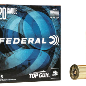 Federal Top Gun 20 Gauge 2.75" 7/8oz 9 Shot Shotgun Shells 029465019389