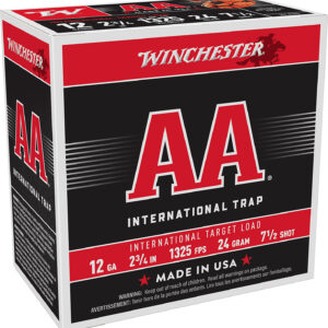 ** Winchester AA International Target 12 Gauge Shotshells" | 7.5 Shot | 25 Rounds per Box (10 Boxes per Case) ** 020892009790