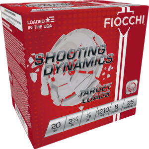 Fiocchi 20SD8 Shooting Dynamics Target 20Gauge 2.75" 7/8oz 8Shot 25 Per Box/10 Case 762344710846