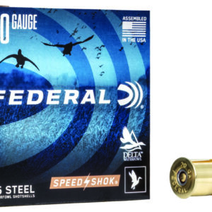Federal WF2091 Speed-Shok 20Gauge 3" 7/8oz 1Shot 25 Per Box/10 Case 604544628333
