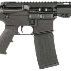ATI MILSPORT 5.56 NATO AR Pistol - 7.5" Barrel, 7" M-LOK Rail, Forged Aluminum - Black 819644025412