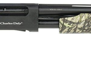 Charles Daly 930225 Compact 20 Gauge Pump-Action Shotgun, 22" Vent Rib Barrel, Mossy Oak Obsession Camouflage, Checkered Synthetic Stock, Auto Ejection, 3 Choke Tubes Included 930225
