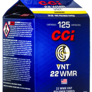 CCI 929CC VNT .22 WMR Rimfire Ammo - 30gr, 125 Rounds 604544655629
