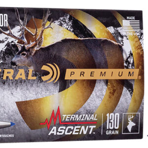 Federal Premium Terminal Ascent 6.5 Creedmoor 130 Grain Ammunition - 20 Rounds per Box, 10 Boxes per Case 604544659443