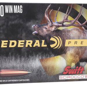Federal Premium 300 Win Mag 180gr Swift Scirocco II - 20 Rounds Per Box, 10 Boxes Per Case 604544656077