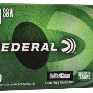 ** Federal BallistiClean Reduced Hazard Training Ammo - 40 S&W 125gr Lead-Free Frangible - 50 Rounds per Box

** 029465098209