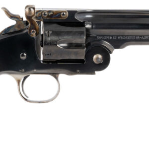 Taylors & Company Second Model Schofield .38 Special Handgun - 5" Barrel, 6-Round Capacity, Blued Steel Finish, Walnut Grip 839665007686