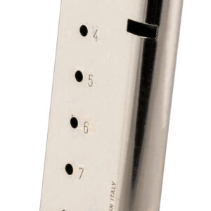 Mec-Gar MGCG4508NPF Standard  8rd 45 ACP Fits 1911 Government Nickel Stainless Steel