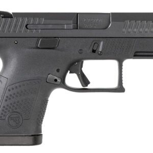 CZ-USA 91560 P-10 S  9mm Luger 12+1 3.50" Black Steel Barrel, Black Nitride Serrated Steel Slide, Black Polymer Frame w/Picatinny Rail, Black Interchangeable Backstrap Grip, Ambidextrous