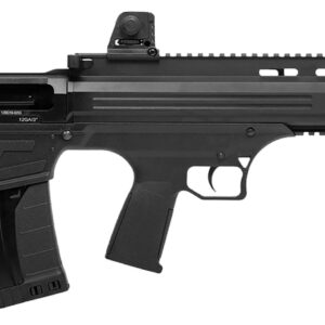 ATI Bulldog 20 Gauge Semi-Automatic Shotgun, 16" Barrel, 5+1 Capacity, Picatinny Rail, Black Aluminum Receiver, Fixed Bullpup Stock & Grip UPC 819644026334