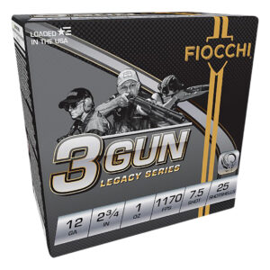 Fiocchi 12DL3G75 3-Gun Match Legacy Series 12Gauge 2.75" 1oz 7.5Shot 25 Per Box/10 Case 762344711430
