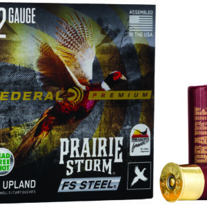 ** Federal Premium Prairie Storm FS 12 Gauge Shotshells" | 1 1/8 oz | 3 Shot | 25 Rounds per Box | 10 Boxes per Case ** 604544626674
