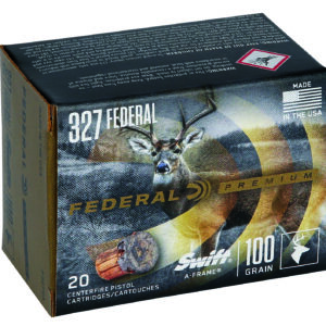** Federal Premium 327 Federal Mag 100gr Swift A-Frame Ammo - 20 Rounds per Box

** 604544661965