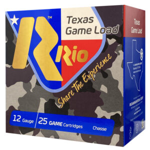 RIO Ammunition Texas Game Load – High Velocity 12 Gauge, 2.75", 1 1/4 oz, 7.5 Shot – 25 Rounds**

**