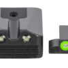 Meprolight USA 412213111 Hyper-Bright  Green Tritium Green Outline Front Sight-Green Tritium Black Outline Rear Sight Kimber 1911 WEDGE