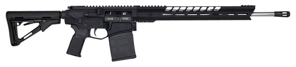 Diamondback DB10 .308 Win Rifle, 18" Barrel, 20+1 Capacity, Adjustable Magpul CTR Stock, Magpul MOE K2 Grip, Black Gold Lower, 15" M-Lok Handguard 810035754003