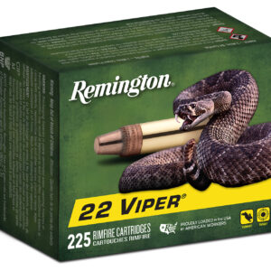 ** Remington Viper .22LR Ammunition - 36gr Truncated Cone Bullets, 225 Rounds per Box (10 Boxes per Case)

** 047700483504
