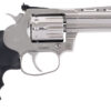 Colt King Cobra Target .22 LR Revolver - 10-Shot, 4.25" Stainless Steel Barrel, Black Hogue Grips 098289001368