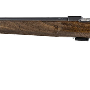 CZ-USA 02391 CZ 457 American Full Size 22 WMR 5+1 24" Black Nitride Black Nitride Steel Receiver Turkish Walnut Fixed American Style Stock Left Hand