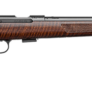 CZ-USA 02392 CZ 457 Varmint Full Size 22 LR 5+1 20.50" Black Nitride Heavy Barrel Black Nitride Steel Receiver Turkish Walnut Fixed Varmint-Style Stock Left Hand