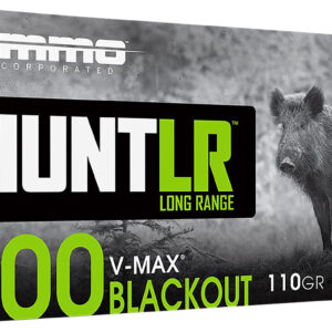 Ammo Inc 300 Blackout 110gr Hornady V-Max - 20 Rounds 818778022656